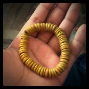 Yellow bracelet